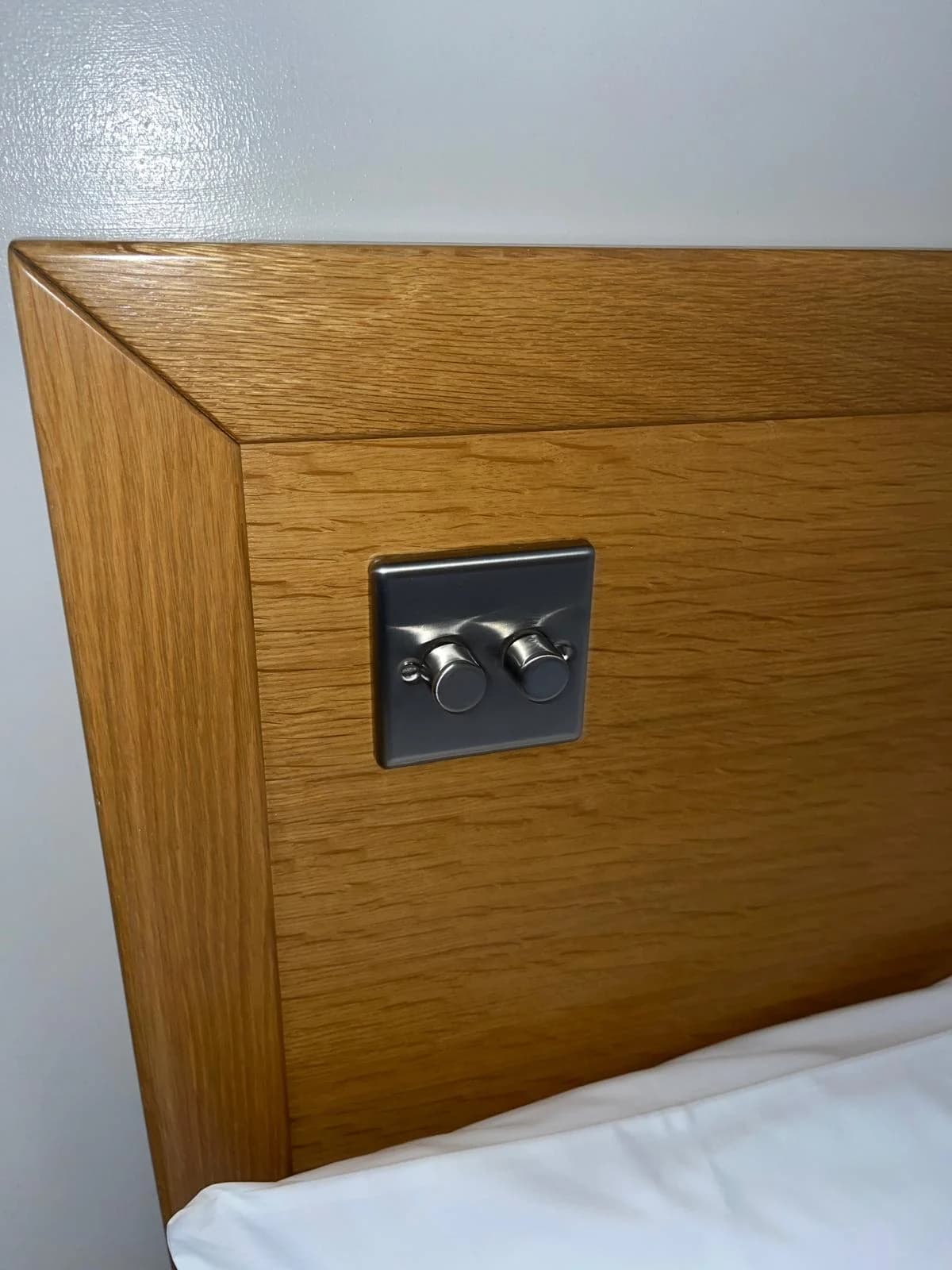 Electrical socket after repair work