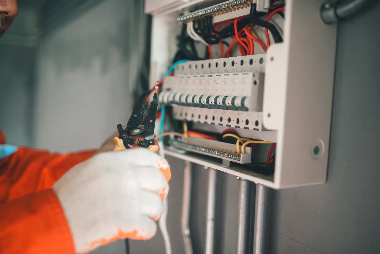 Fuseboard and electrical socket work