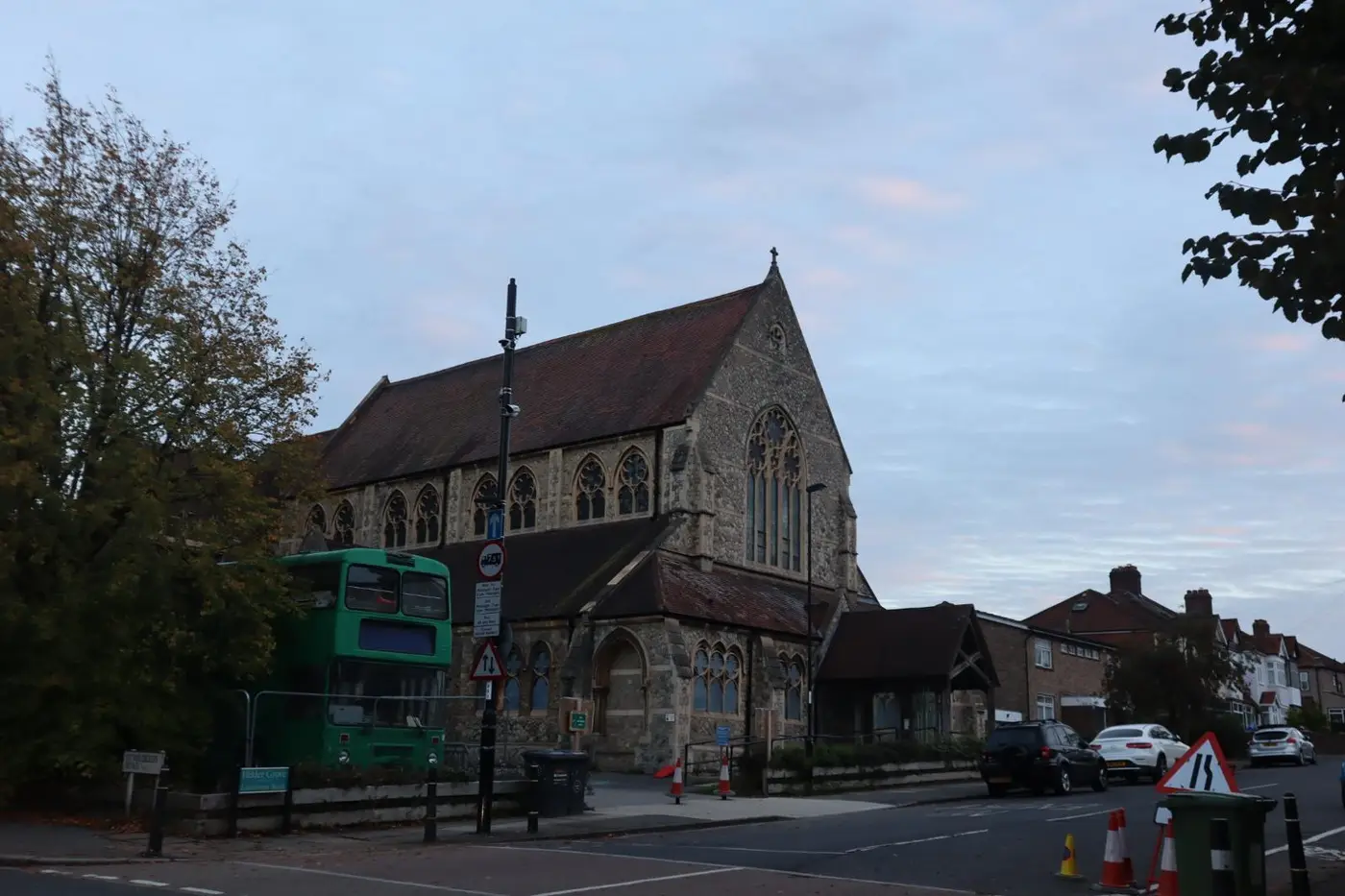 Photograph of Parish church on a Catford street