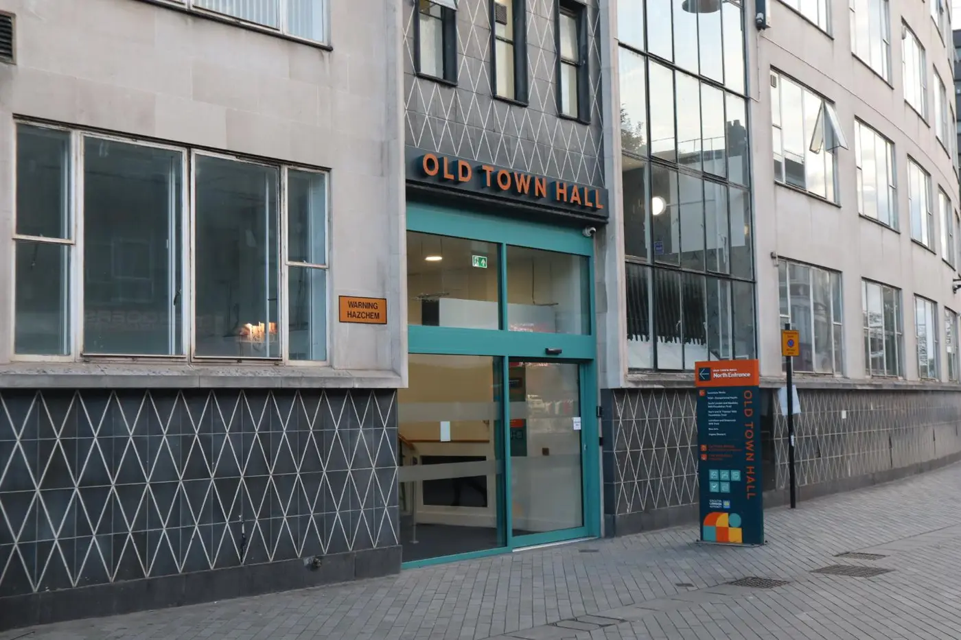 Photograph of Old Town Hall entrance in Catford