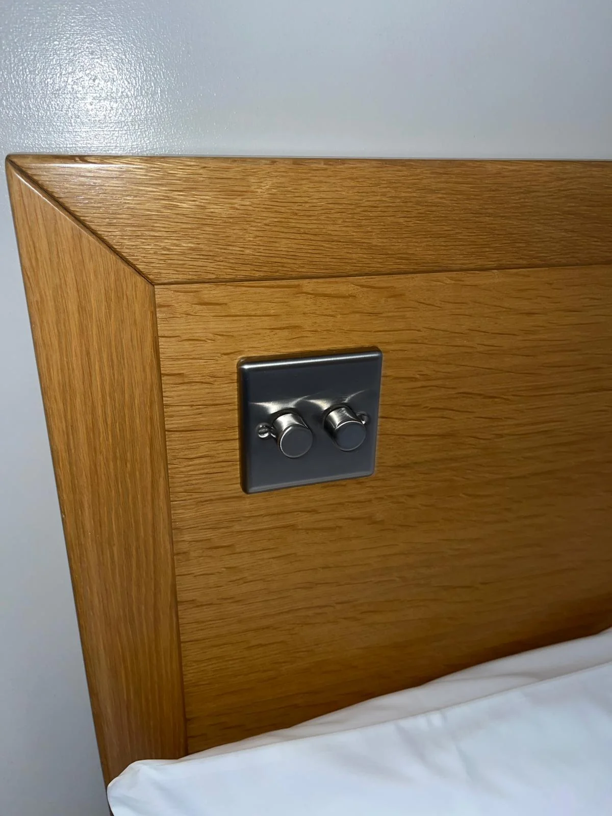 Electrical socket refitted after fault repair