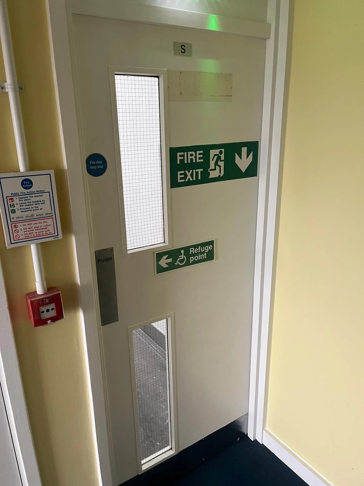 Routine fire alarm testing in commercial property