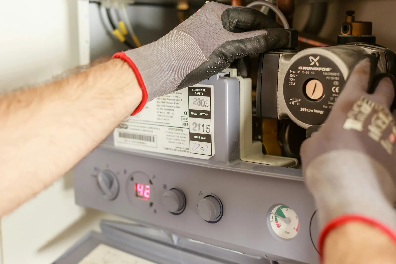 Boiler and water system fault support