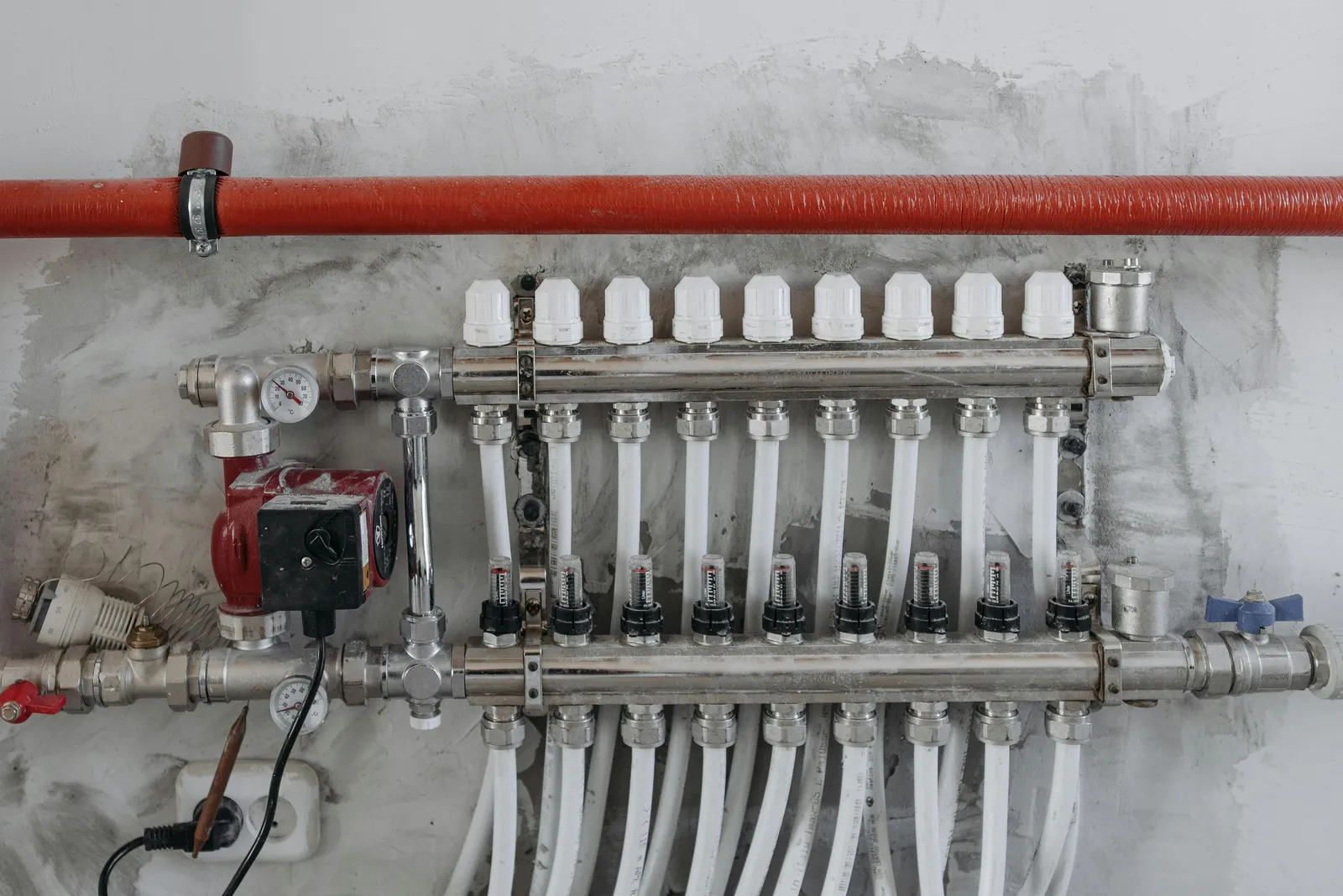 Plumbing maintenance as part of property support
