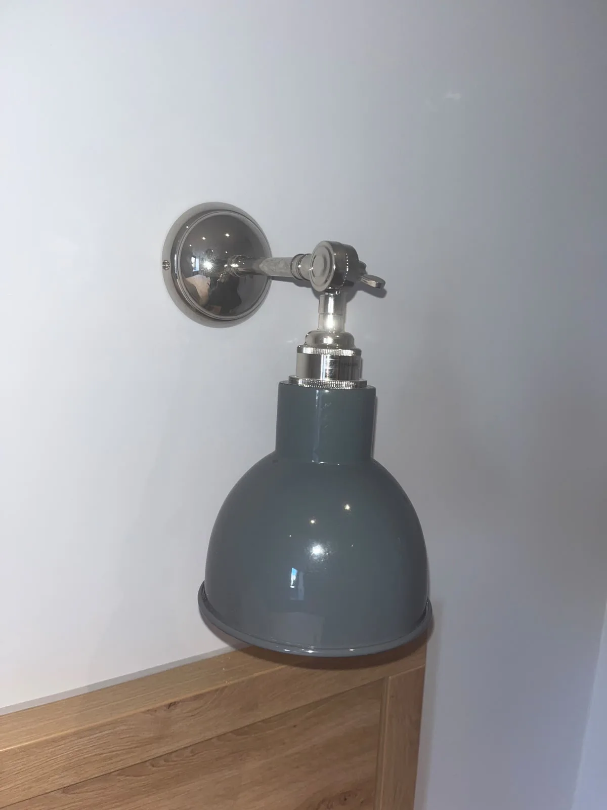 After Wiring & Bracket Wall Light Repair