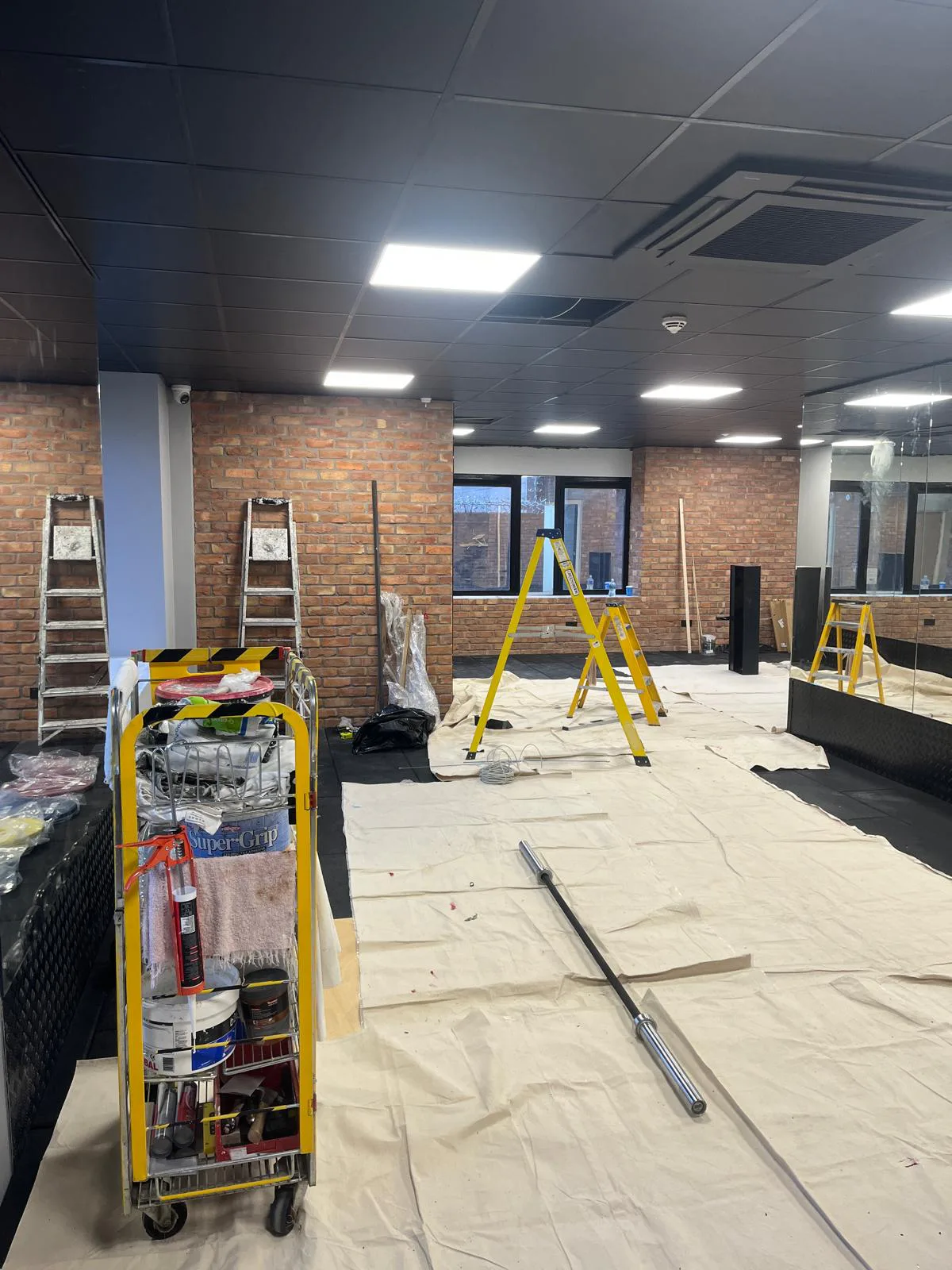 More prep work gym conversion