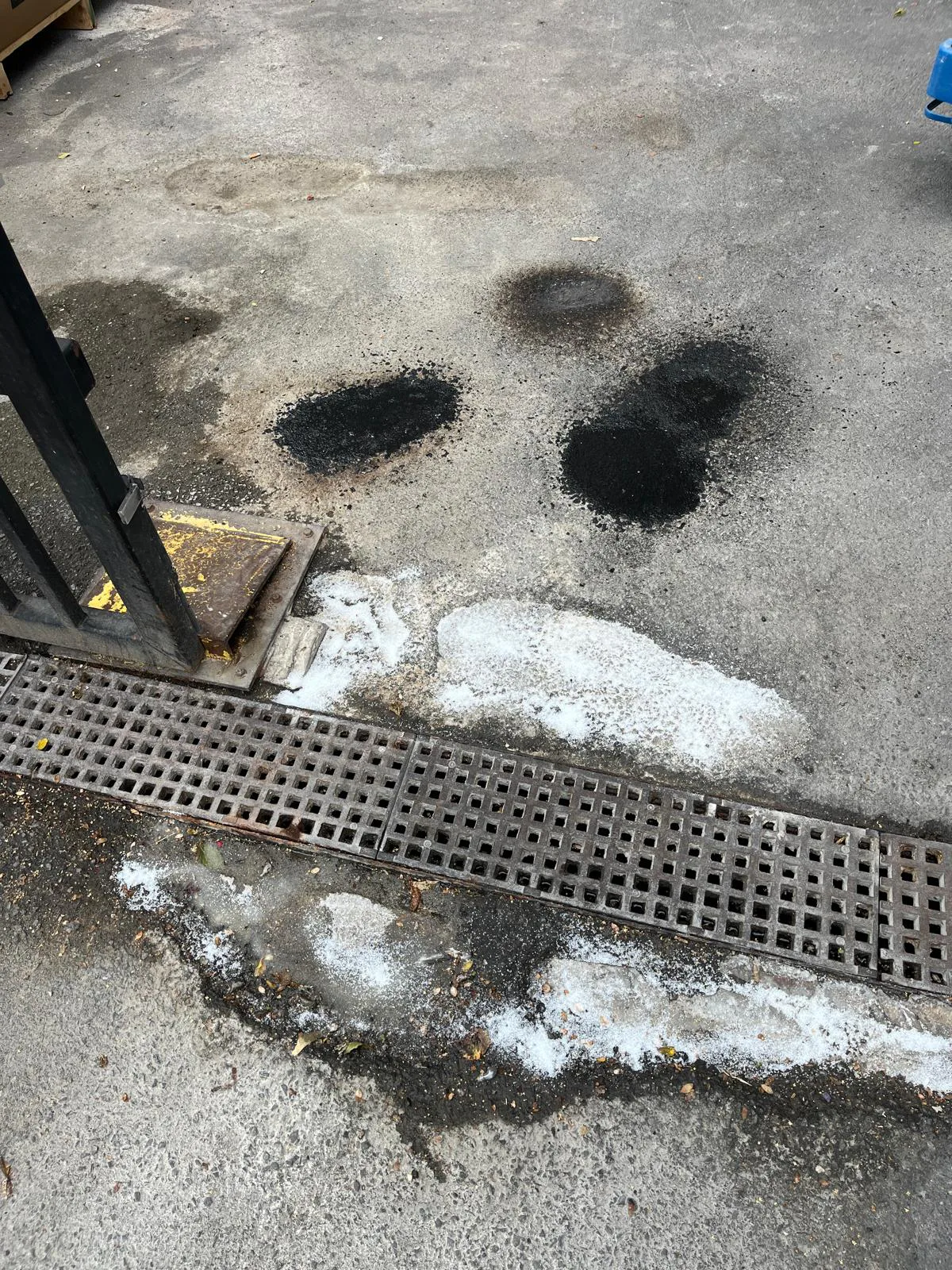 Tarmac repairs progressing across damaged external surface